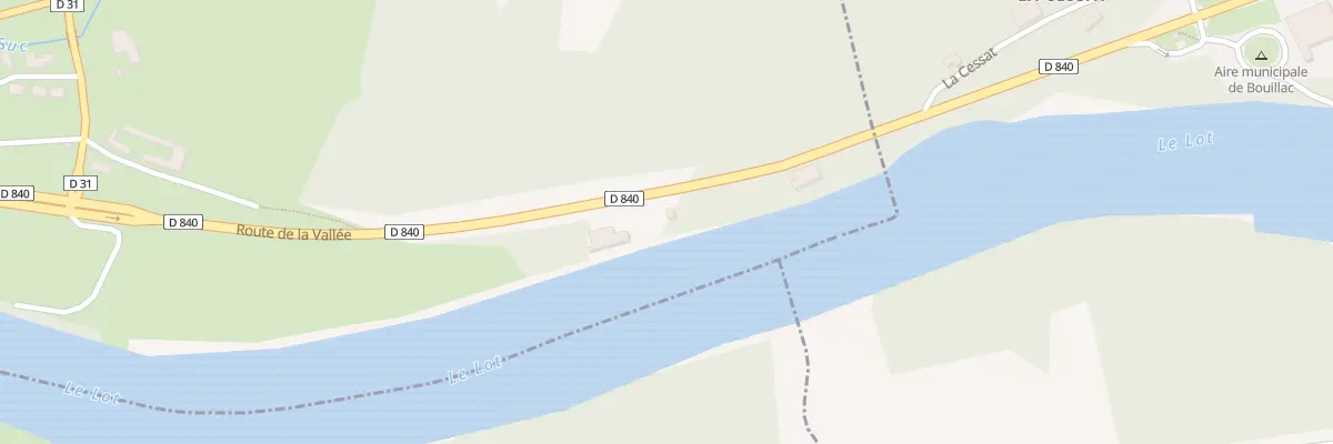 Plan du 3678 Rte de La VALLEE à Cuzac
