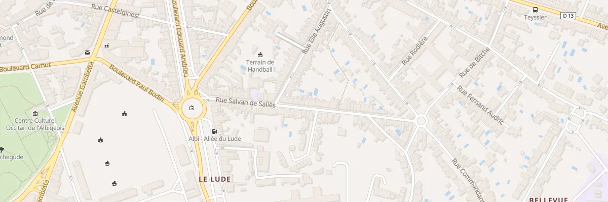 Plan du 41 Rue Salvan de Salies à Albi