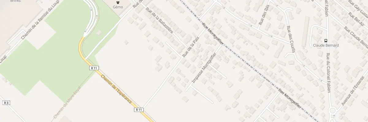 Plan du 9 Rue de la Paix à Montesson