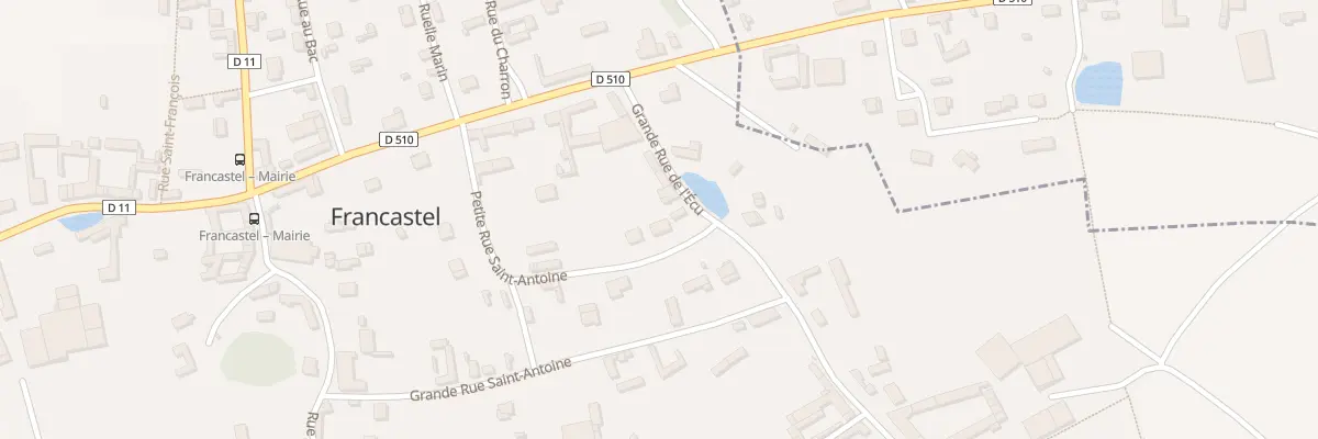 Plan du 9 Ptr Petite Rue St Antoine à Francastel