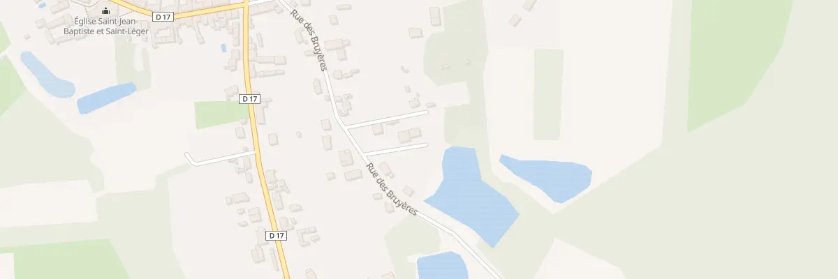 Plan du 17 Rue des Bruyeres à Sennely