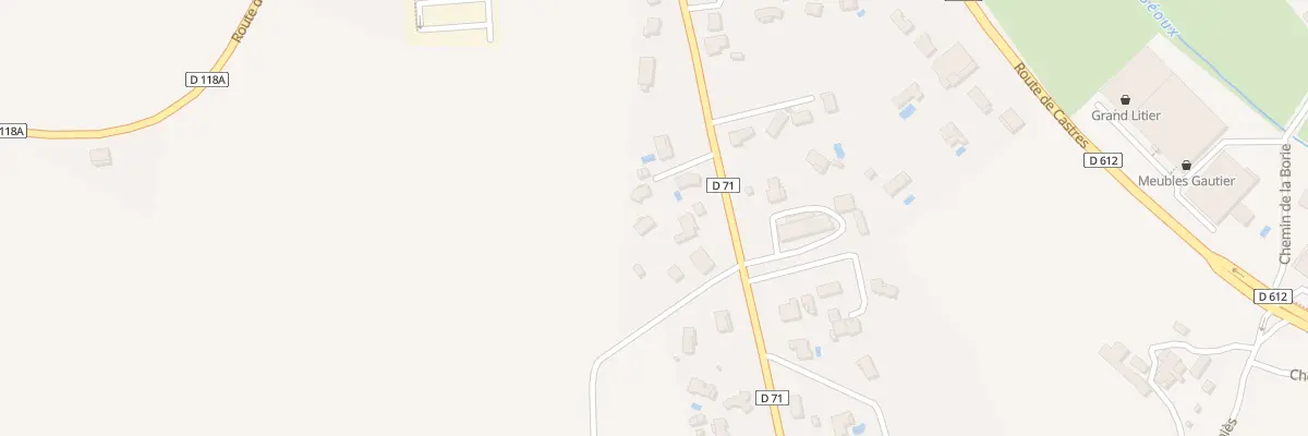 Plan du 670 Rte de Lamillarié à Puygouzon
