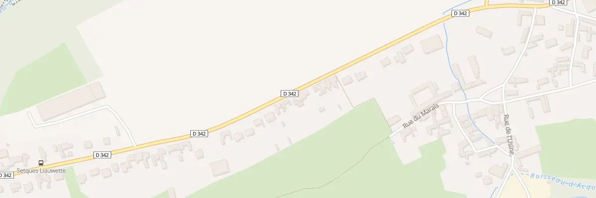 Plan du 52 Rte Nationale à Setques