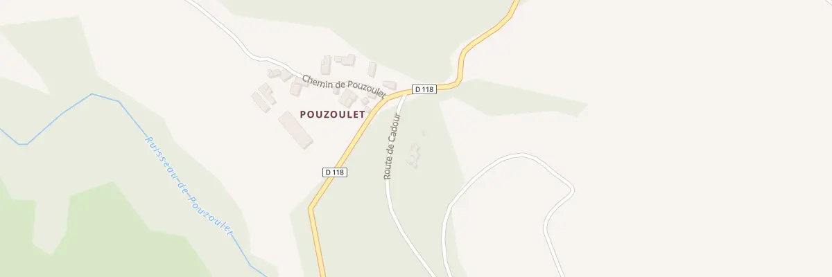 Plan du 5224A Pouzoulet au Bas Ségala