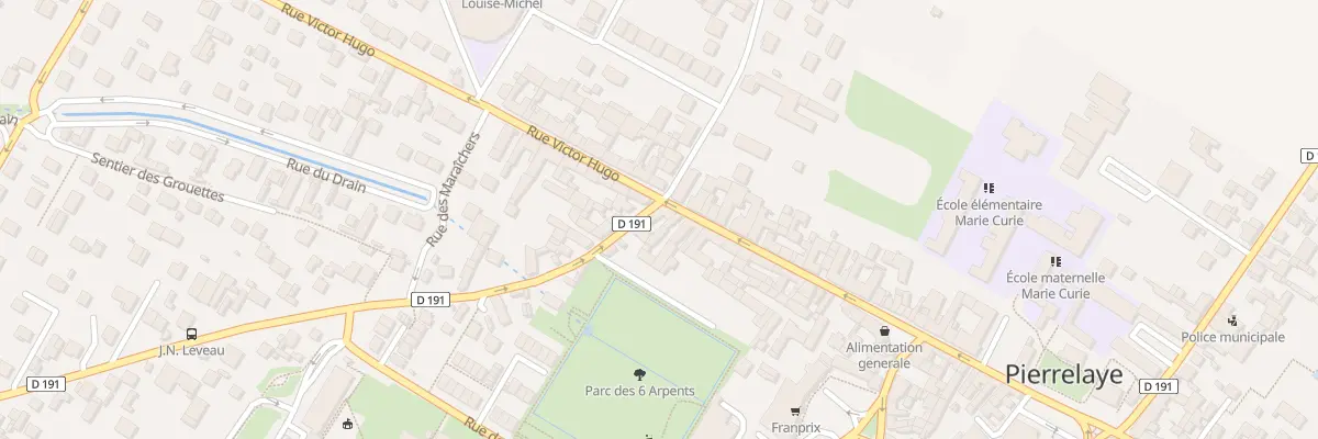Plan du 95 Rue Victor Hugo à Pierrelaye