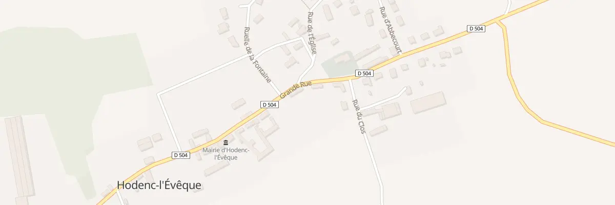 Plan du 56 Gr Grande Rue à Hodenc-l’Évêque