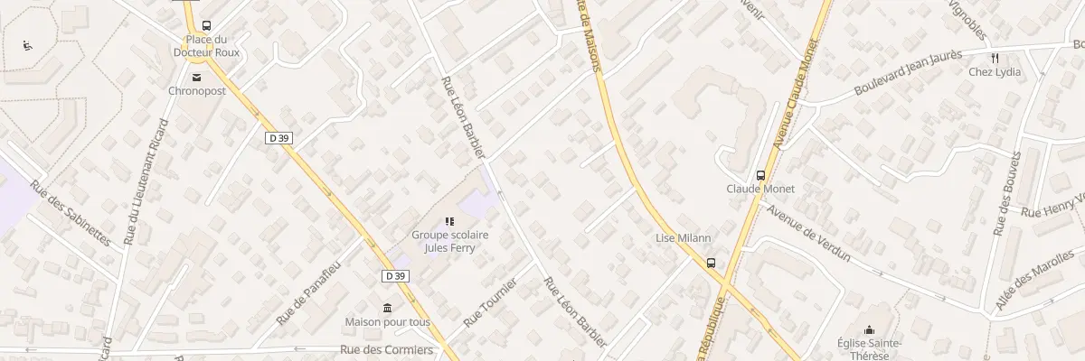 Plan du 46 Rue Léon Barbier à Chatou
