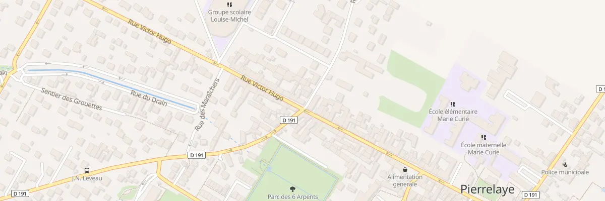 Plan du 92 Rue Victor Hugo à Pierrelaye