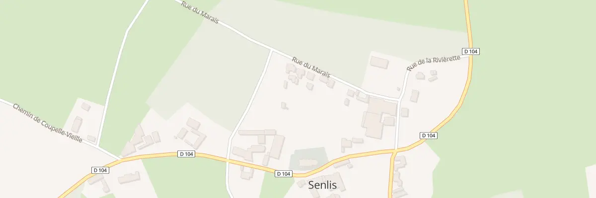 Plan du 11 Rue du Marais à Senlis