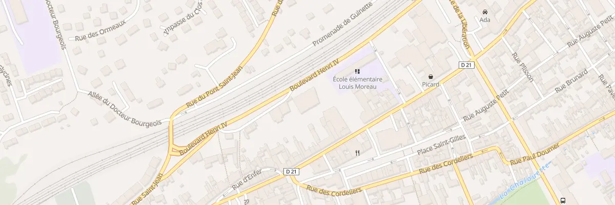 Plan du 65 Bd Henri IV à Étampes