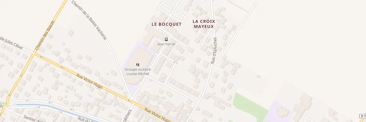 Plan du 2D Rue Juliette Gréco à Pierrelaye