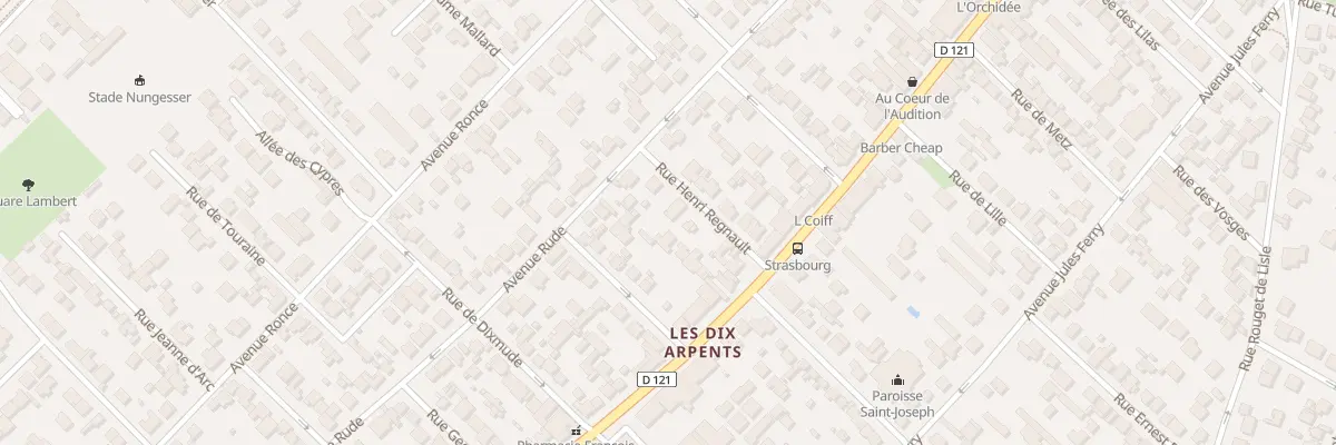 Plan du 6 Rue Henri Regnault à Sartrouville