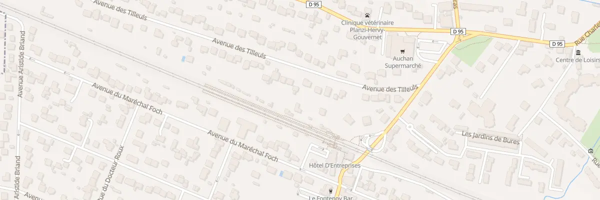 Plan du 23 Av des Tilleuls à Bures-sur-Yvette
