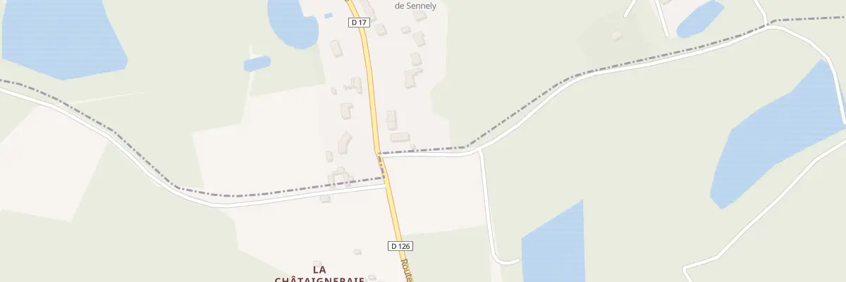 Plan du 41 Rte de Maison Neuve à Sennely