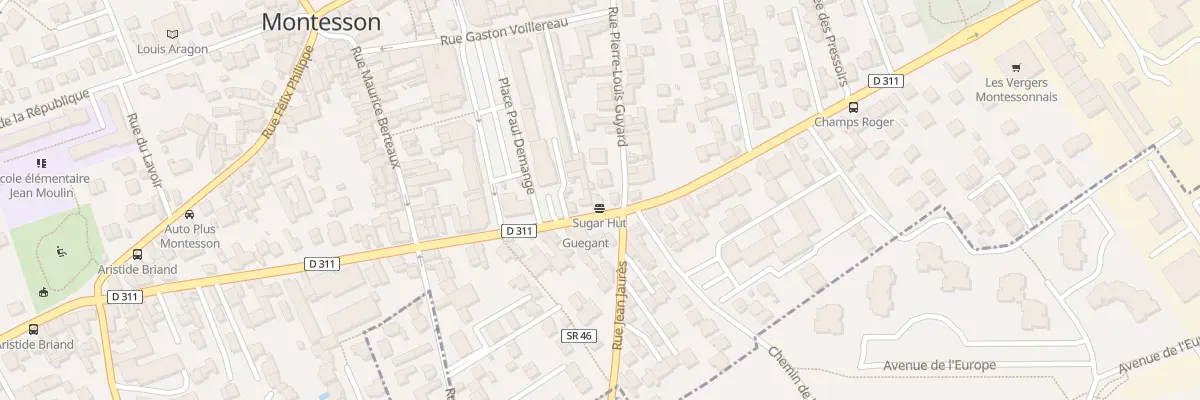 Plan du 65B Av Paul Doumer à Montesson