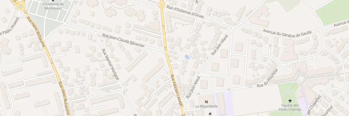 Plan du 12 Rue Félicien Lesage à Montesson