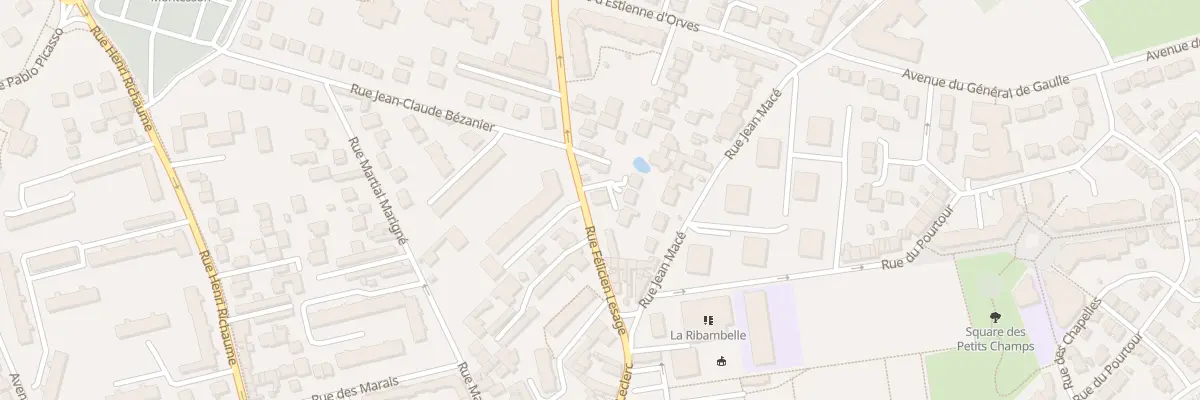 Plan du 10 Rue Félicien Lesage à Montesson