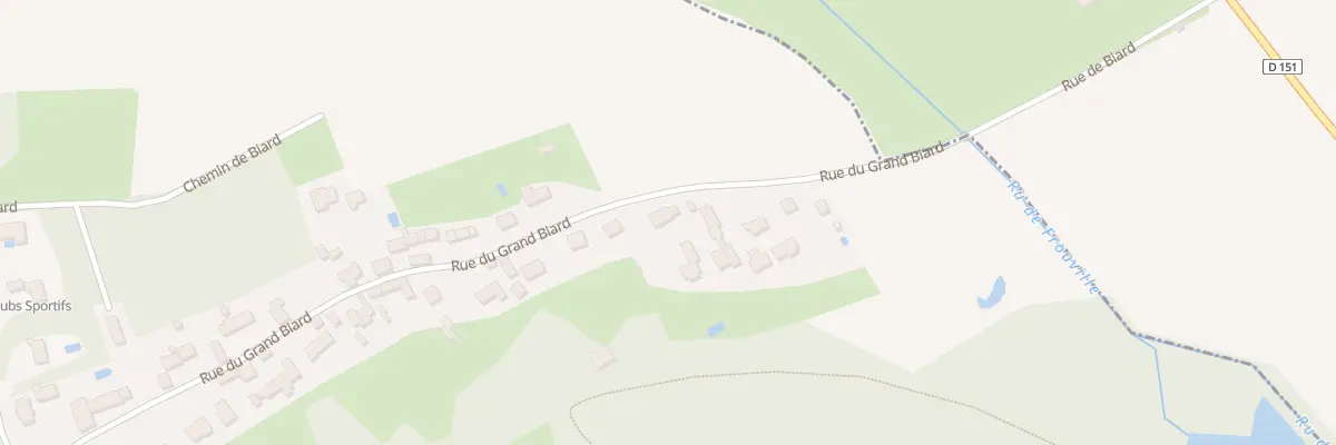 Plan du 40B Rue du Grand Biard à Labbeville
