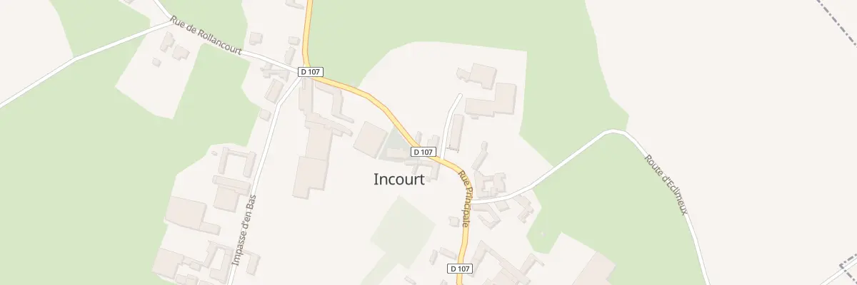 Plan du 1 Imp de la Mairie à Incourt