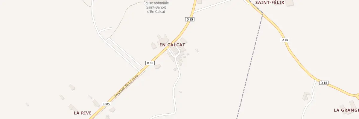 Plan du 6 Vc Hameau d’En Calcat à Dourgne