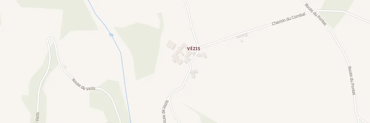 Plan du 5168 Vezis au Bas Ségala