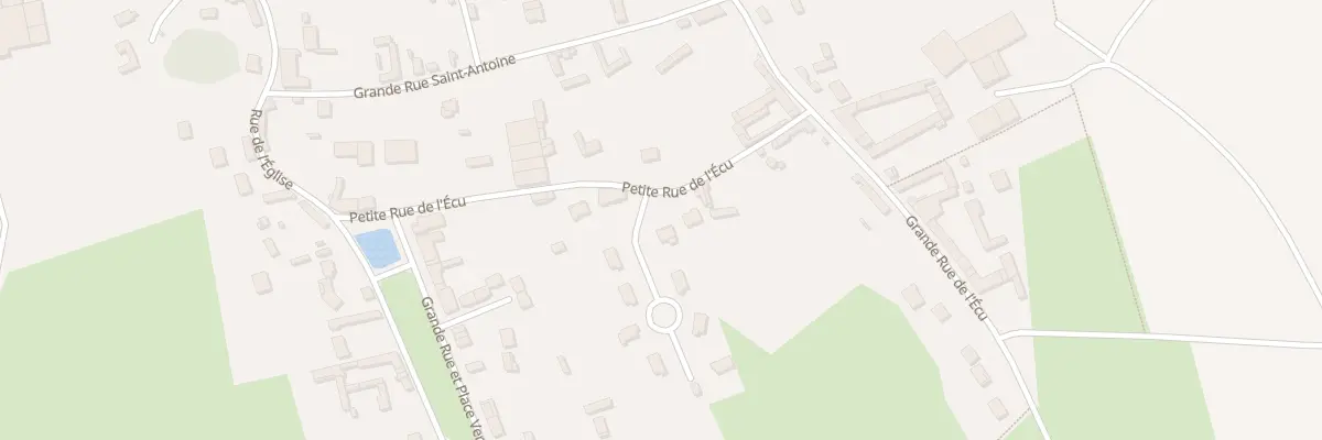 Plan du 15 Ptr Petite Rue de l’Ecu à Francastel