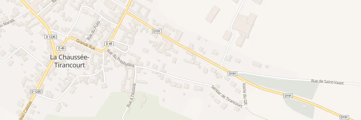 Plan du 24 Rue Henri de Franqueville à La Chaussée-Tirancourt