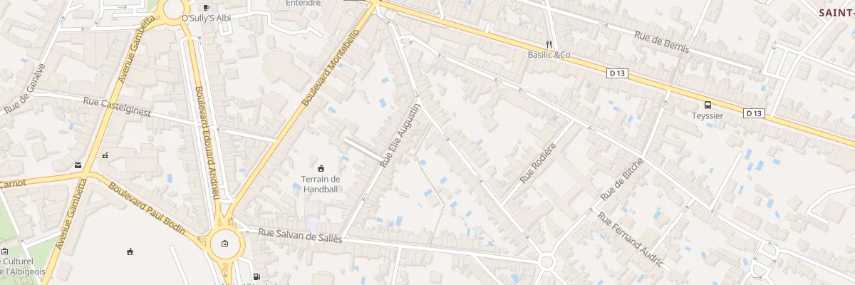 Plan du 24 Rue Cdt Blanche à Albi