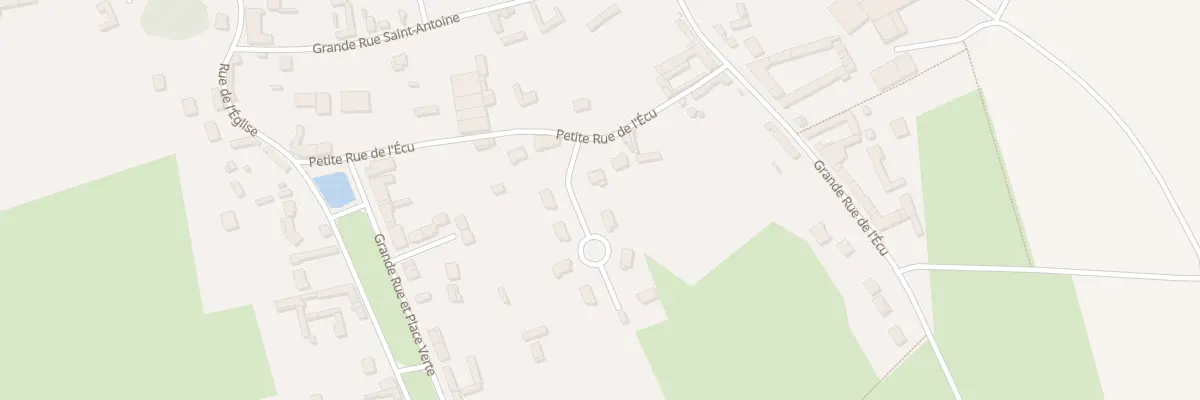 Plan du 1 Rue du Poirier à Francastel