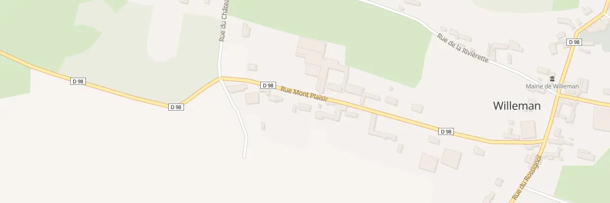 Plan du 15 Rue Mont Plaisir à Willeman