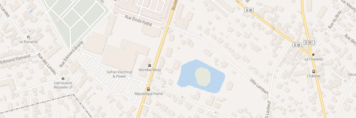 Plan du 42B Bd de la République à Chatou