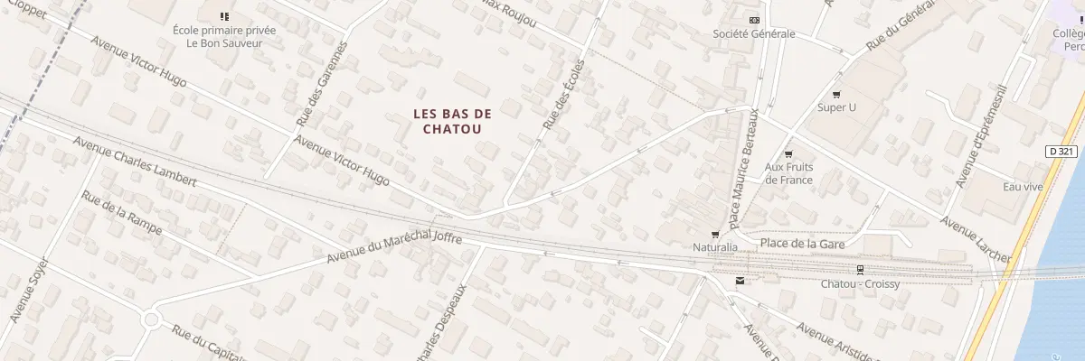 Plan du 32B Rue Georges Clemenceau à Chatou
