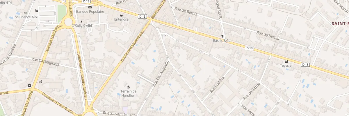 Plan du 15 Rue Cdt Blanche à Albi