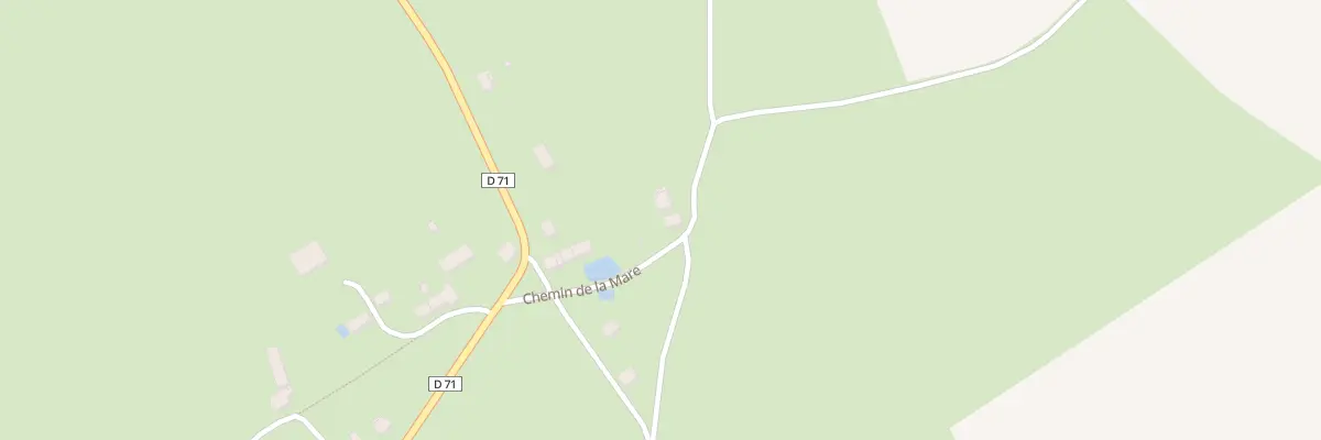 Plan du 2 Che de la Mare à Néret