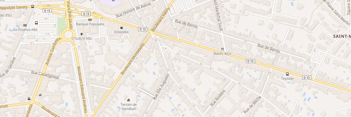 Plan du 8 Rue du Roc à Albi