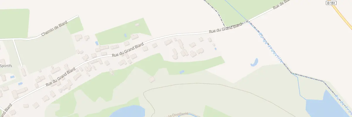 Plan du 40 Rue du Grand Biard à Labbeville