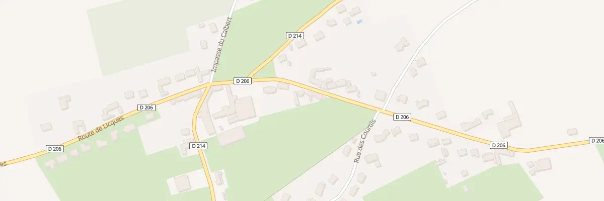 Plan du 41 Rte de Licques à Zudausques