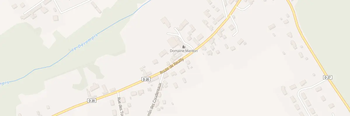 Plan du 44 Rte de Reuilly à Quincy