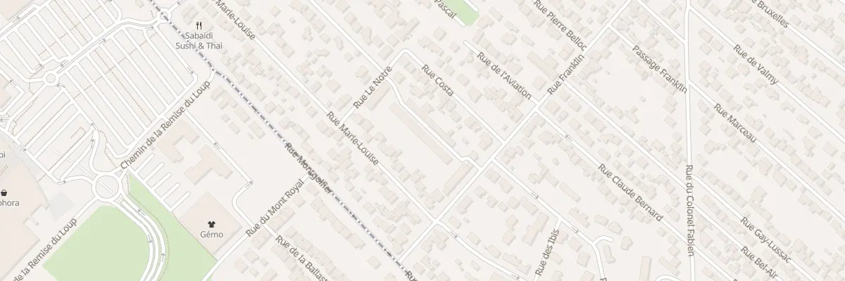 Plan du 46B Rue Franklin à Sartrouville