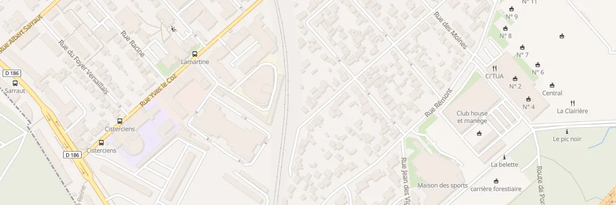 Plan du 50 Rue de l’Etang à Versailles