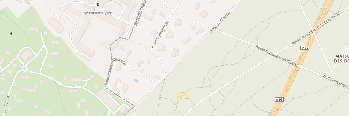 Plan du 18 All du Clocher à Rueil-Malmaison