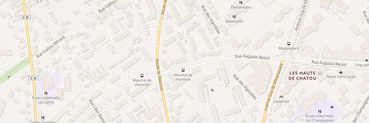Plan du 27 Rue Maurice de Vlaminck à Chatou