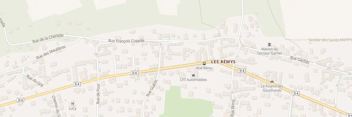 Plan du 30 Rue Parmentier à Auvers-sur-Oise