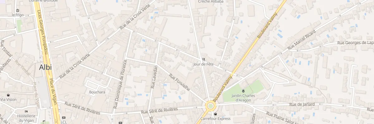 Plan du 42 Rue des Carmélites à Albi