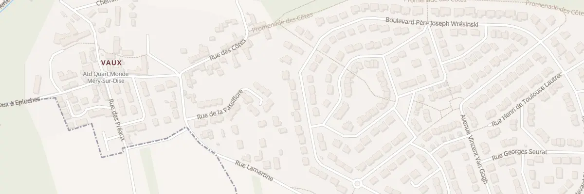 Plan du 102 Bd Pere Wresinsky à Méry-sur-Oise
