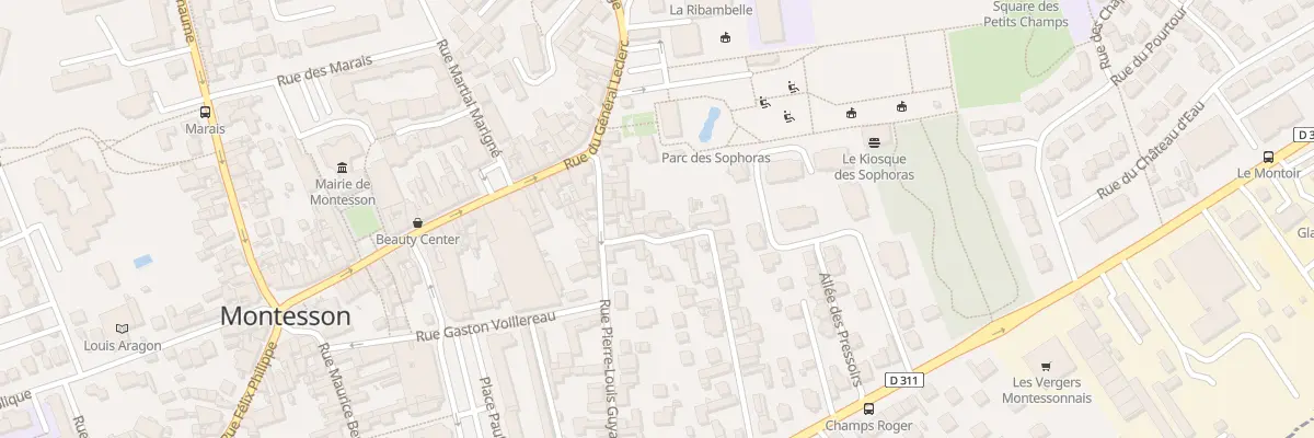 Plan du 3 Rue Arnauld Lanson à Montesson