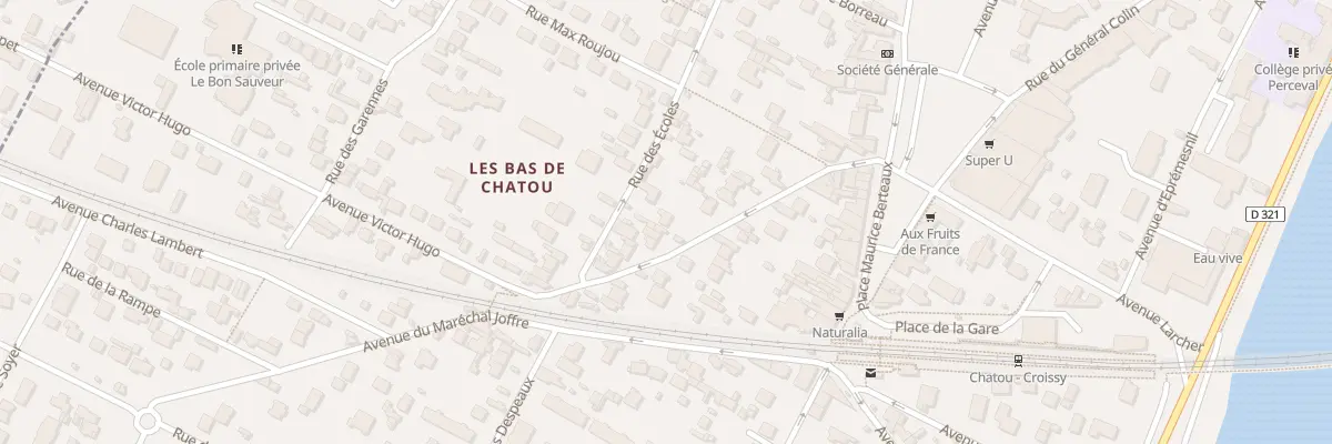 Plan du 24 Rue Georges Clemenceau à Chatou