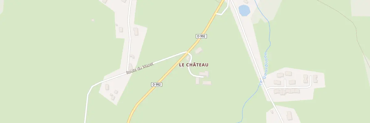 Plan du 5068 Le Château à Saint-Quentin-la-Chabanne