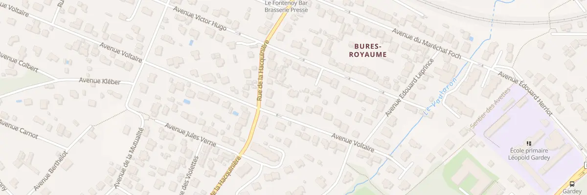 Plan du 16B Av Voltaire à Bures-sur-Yvette