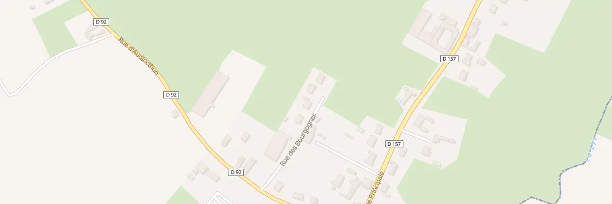 Plan du 5 Rue des Bourgognes à Dennebrœucq